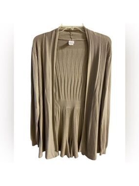 Anthropologie northern Angel Tan Women's Cardigan 1X